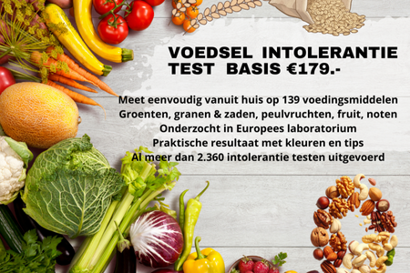 Voedsel intolerantie test basis